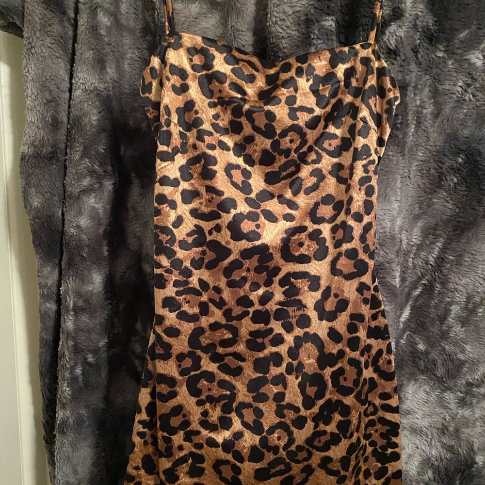 Cheetah print dress